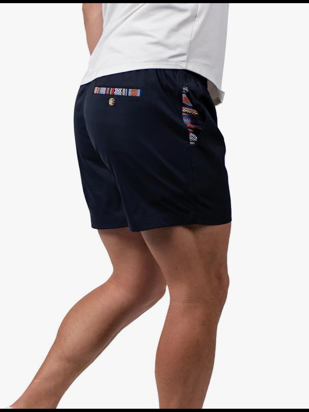 Wowie | Men's Sapien Shorts with Patterned Trim